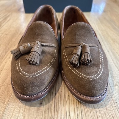 Alden 666 Mocha Kid Suede Tassel Loafer