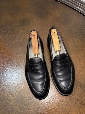 Alden 00065 Black Calfskin LHS / Penny Loafer