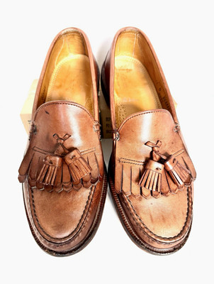 Alden H482 Brown Calfskin Tassel Loafer