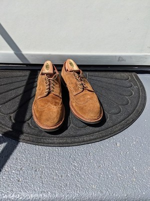 Alden 20463C Snuff Suede Short Wing Tip Blucher