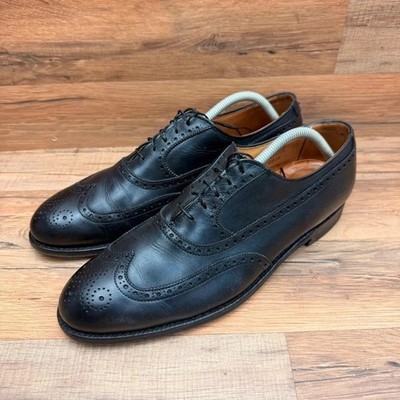 Alden 0928 Black Calfskin Wing Tip Bal