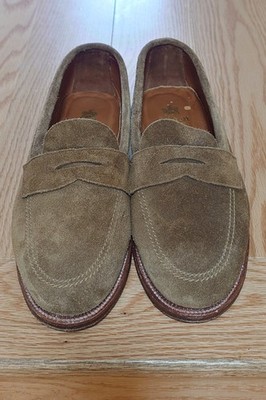 Alden 5735F Snuff Suede LHS / Penny Loafer