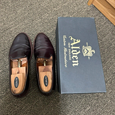 Alden D6102 Color 8 Shell Cordovan Slip-On Loafer