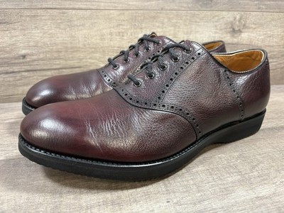 Alden 598 Burgundy Shrunken Calf Saddle Shoe