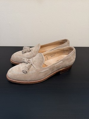 Alden D0110 Milkshake Suede Tassel Loafer