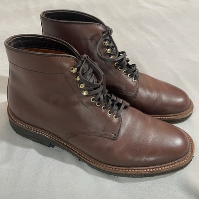 Alden 4513H Dark Brown Pegasus Calf Plain Toe Boot