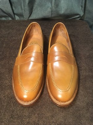 Alden D9216 Whiskey Shell Cordovan LHS / Penny Loafer