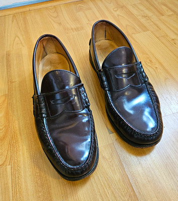 Alden H410 Burgundy Polished Cobbler LHS / Penny Loafer