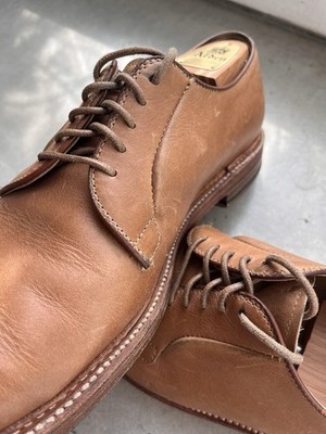 Alden 9501 Natural Chromexcel Plain Toe Blucher